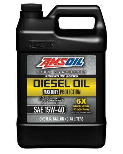 AMSOIL 15W-40 SIGNATURE MAX DUTY 15W40 CK-4 CK-4 DIESEL ENGINE MOTOR O