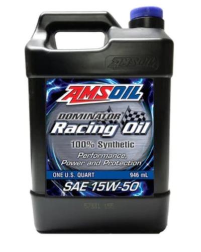AMSOIL 15W-50 DOMINATOR RACING OIL 15W-50 ULTRA PERFORMANCE BIKE ENGIN