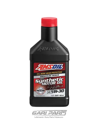 5W-30 AMSOIL Signature Series Synthetic Motor Oil SN API SN PETROL ENG