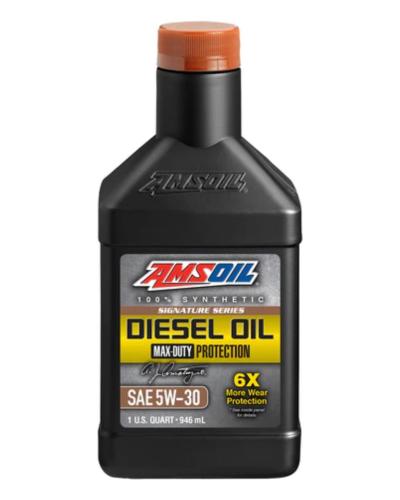 AMSOIL 5W-30 SIGNATURE MAX DUTY 5W30 CK-4 CK-4 DIESEL ENGINE MOTOR OIL