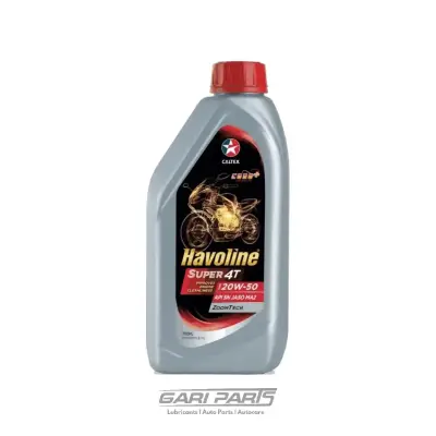 20W-50 CALTEX HAVOLINE® SUPER 4T MOTORCYCLE OIL SAE API SN / JASO MA2