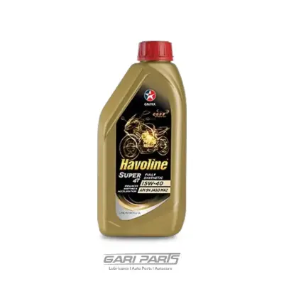5W-40 CALTEX HAVOLINE® 4T FULLY SYNTHETIC SUPER 4T AB/JASO MA2 API SN