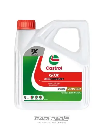 20W-50 CASTROL CASTROL GTX (ESSENTIAL) API SG/CD PETROL ENGINE MOTOR OIL GENUINE BUY FROM GARIPARTS