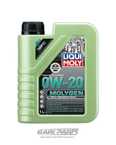 0W-20 LIQUI MOLY MOLYGEN NEW GENERATION FULLY SYNTHETIC API SP PETROL ENGINE MOTOR OIL GENUINE BUY FROM GARIPARTS