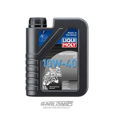 10W-40 LIQUI MOLY RACING 4T MOTOR CYCLE OIL API JASO-MA2 BIKE ENGINE MOTOR OIL GENUINE BUY FROM GARIPARTS
