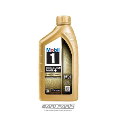 0W-20 Mobil 1 IMPORTED Powerpack Triple Action Power+ ADVACED FUEL ECONOMY FULLY SYNTHETIC API SP PETROL ENGINE MOTOR OIL GENUINE BUY FROM GARIPARTS