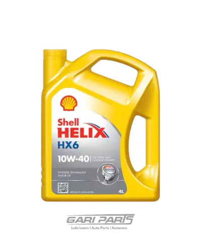 10W-40 Shell HELIX HX6 SYNTHETIC API SP PETROL ENGINE MOTOR OIL GENUINE BUY FROM GARIPARTS