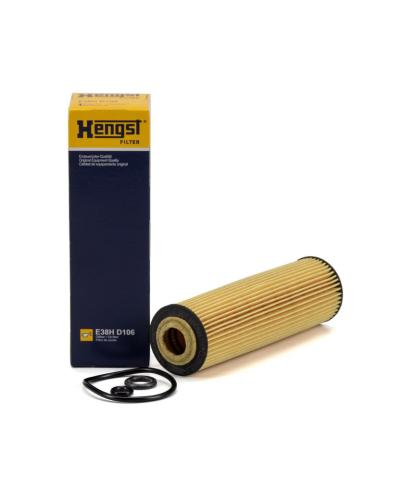 MERCEDES W-203,211,204 OIL FILTER HENGST E-38HD106 Imported Filter by GariParts