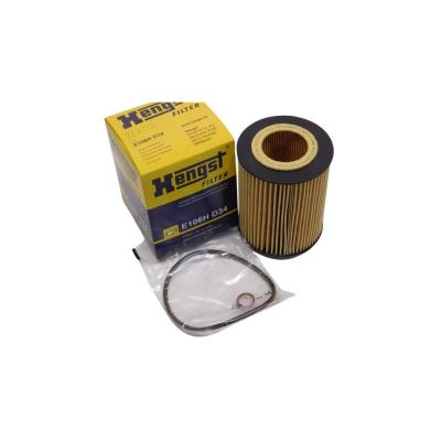 BMW SERIES 3 2.5L, 320 OIL FILTER HENGST E-106HD34 Imported Filter by GariParts